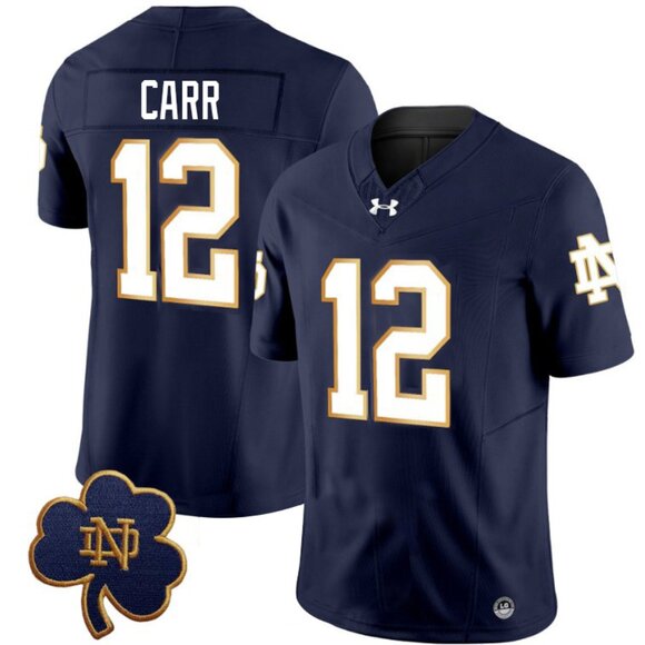 Mens Youths Kids Womens CJ Carr Navy Vapor Stitched Jersey - Picture 1 of 1